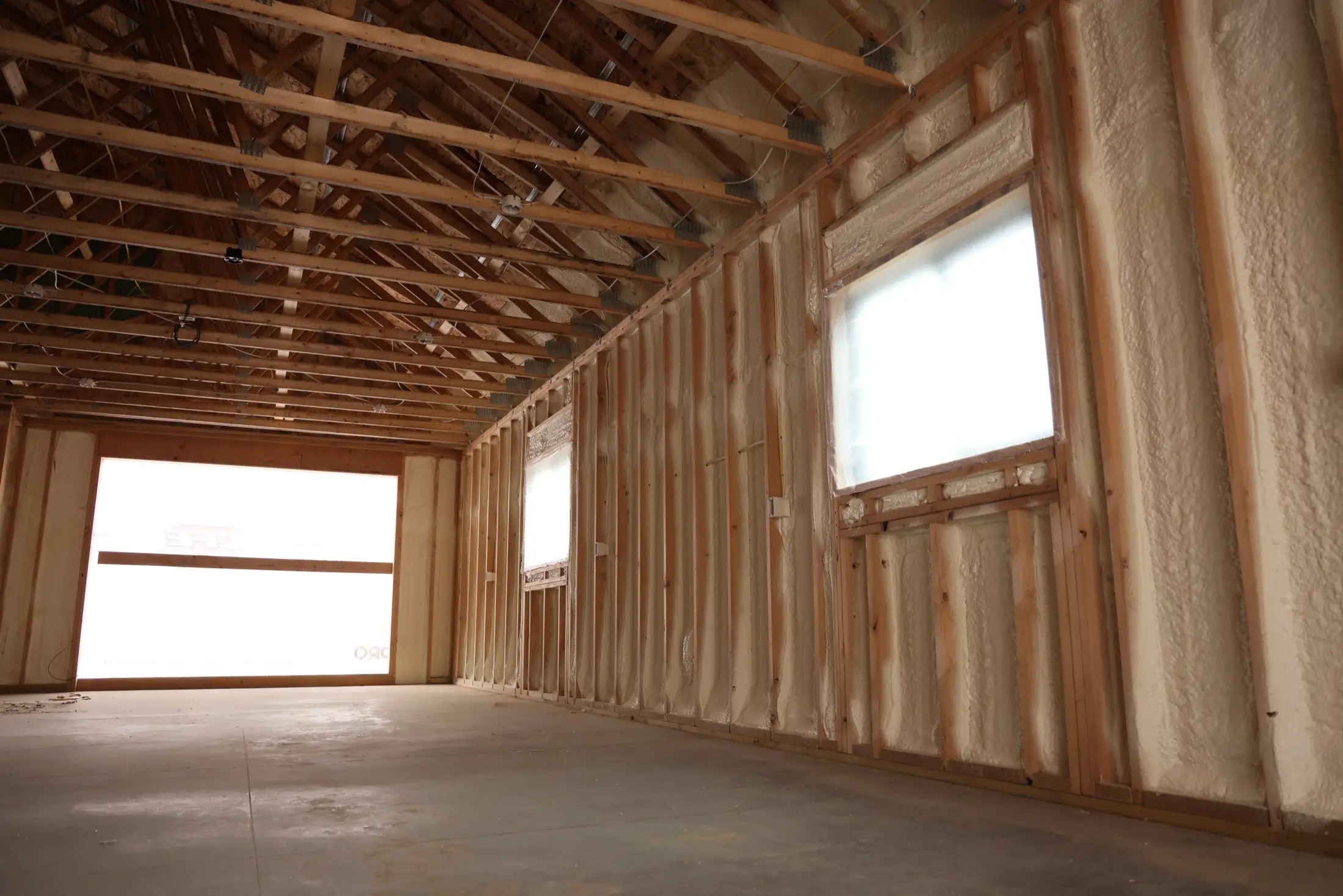 Spray foam insulation work in Bend, Oregon